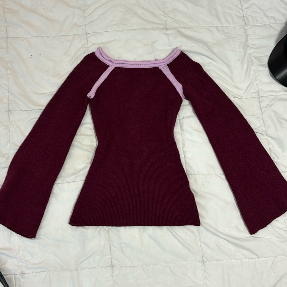 off the shoulder sweater top